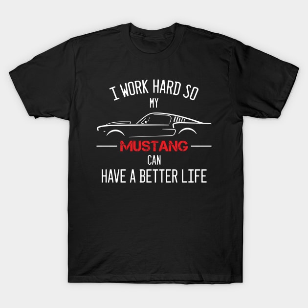 Funny mustang shirts deals